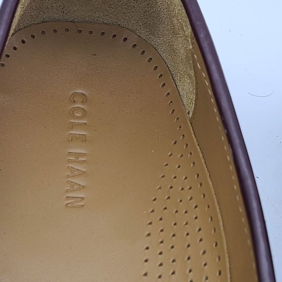 Cole Haan Men loafers Pinch Tassel Dress Shoes Mahogany Brown Leather 13 D new main image 9